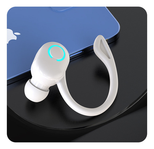 Auriculares inalámbricos Bluetooth con cancelación de ruido, color blanco