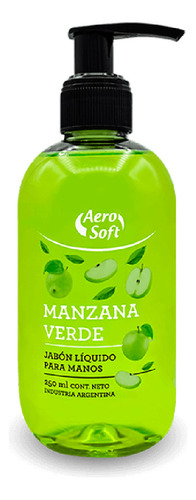 Aero Soft Jabon Liquido Manzana Verde X250 