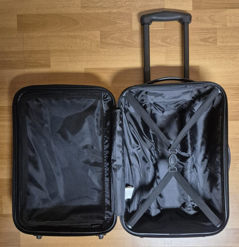 Carry On Valija Chica Rijido Primark 20 Impecable Para Cabi Plateado Rayas