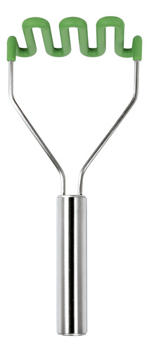 Triturador De Papas Silicona Mango Acero Inoxidable Utensili