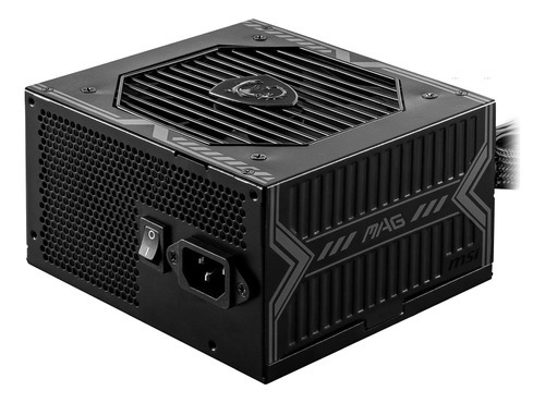 Fuente De Poder Pc Gamer 550w Msi 80 Plus Bronze Mag A550bn Color Negro