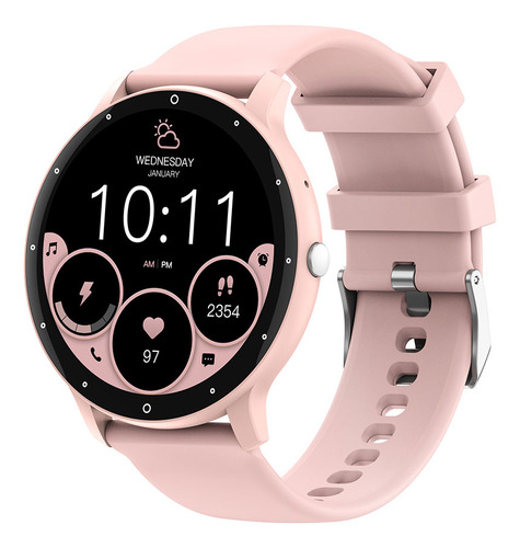 Relógio Inteligente Zwear Smartwatch Zl02c Pro Rosa