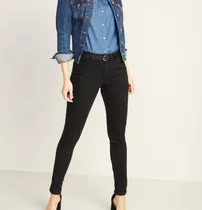 Comprar Old Navy Pantalón Dama Súper Skinny Negro Tiro Alto