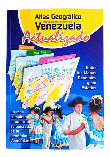 Libro Atlas Geográfico De Venezuela Actualizado