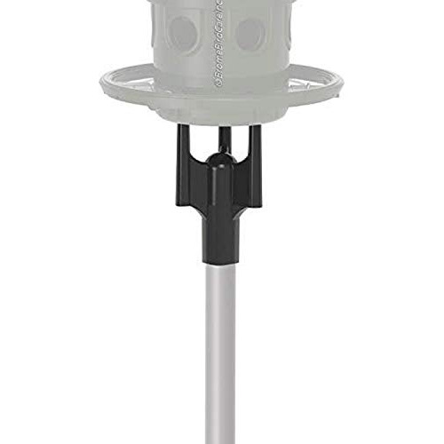 Pole Adaptor For Pole Mounting  Plus Bird Feeder, Black...