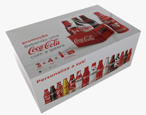 Caixa Lacrada 25 Garrafinhas + 6 Engradado Oficial Coca Cola