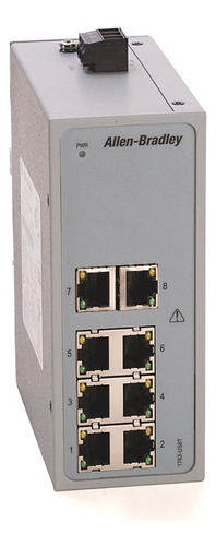 Conmutador Ethernet Stratix 5700 Allen Bradley 1783us8t