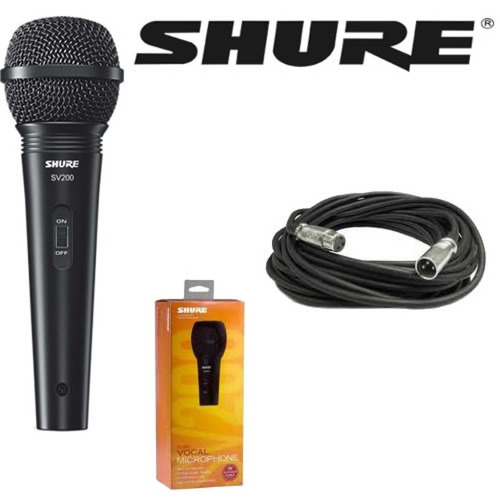 Imagen 2 de 8 de Microfono Vocal Shure Sv200 Dinamico