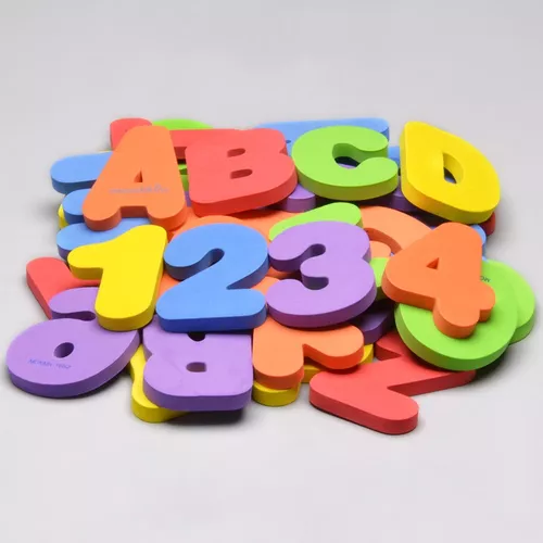 Brinquedo de banho Letras e Números 36 peças - Munchkin