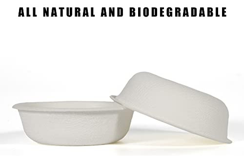 100 Vasos Biodegradables Para Comida De Gecko Crestado Plato