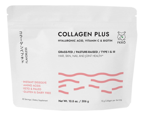 Fkro Collagen Plus Con Biotina, Acido Hialuronico Y Vitamina