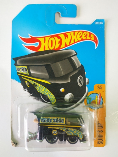 Hot Wheels Kool Kombi Volkswagen Dure Shop Negra 302/365