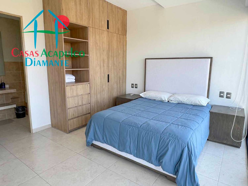 Cad Altamar Victory 402. ¡confort Y Estilo En Acapulco Diamante! Departamento Con Terraza Y Vista A Las Áreas Comunes