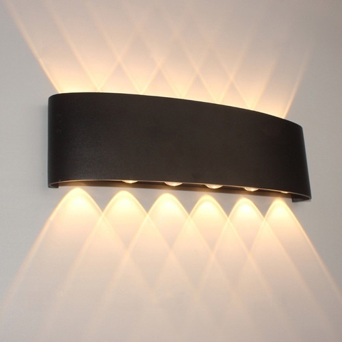 Imagen 2 de 4 de Lámpara Aplique De Pared Ojo De Lupa Matisse X 12 Leds