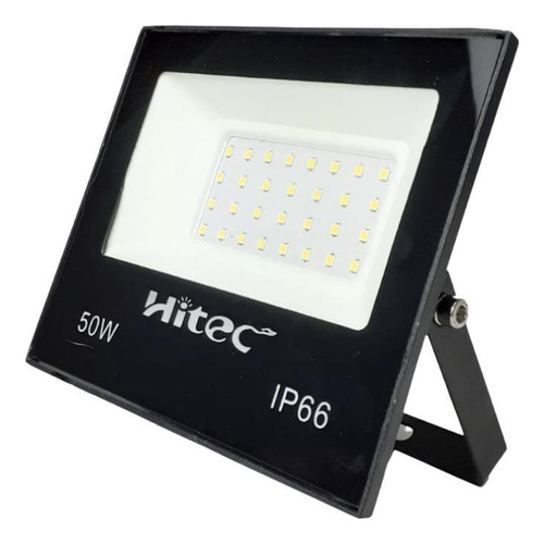 Refletor De Led 50w Branco Frio Ip66 Proteção D'agua - Hitec