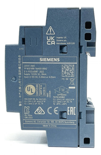 Módulo Expansão Logo Analógicas 6ed1055-1ma00-0ba2 Siemens