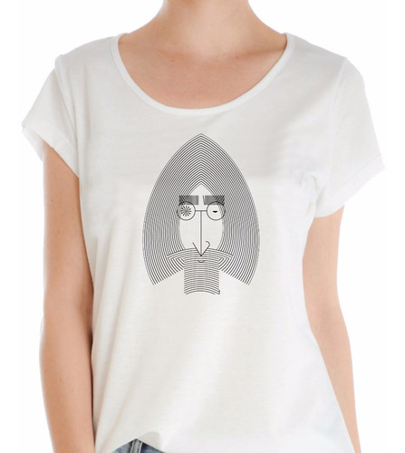 Remera De Mujer John Lennon 100% Algodón Pima Peruano