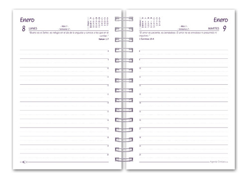 Agenda Cristiana 2024 - Agenda Diaria - Tapa Dura. Art 1083