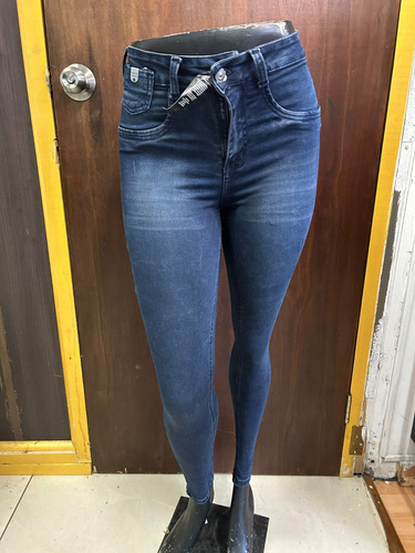 Jeans Mujer  Snt, Black Blue , Corte Colombiano  ,  (1130000