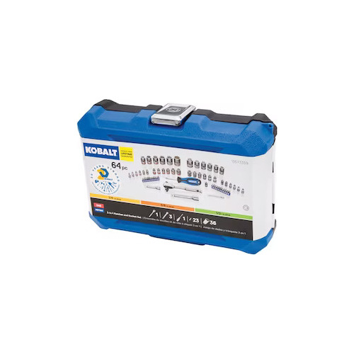 Juego De Dados Mecanicos Kobalt 64 Pzs Std Y Mm (Usado)