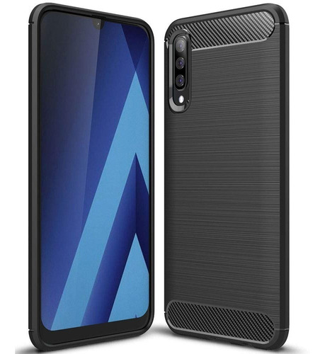 Estuche Textura Carbon Fiber Protection Samsung A50