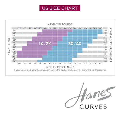 Hanes Para Mujer Hanes Para Mujer Hanes Curves Opaque Hsp005