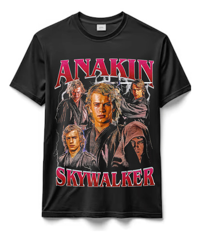 Remeras 100% Algodón Anakin Skywalker Star Wars Tematicas Kl