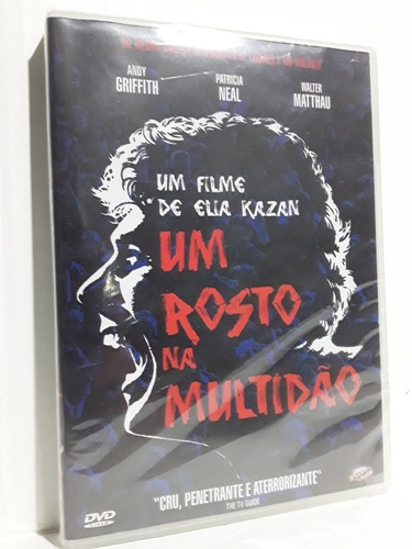 Dvd Um Rosto Na Multidão ( Walter Mathau ) Lacrado