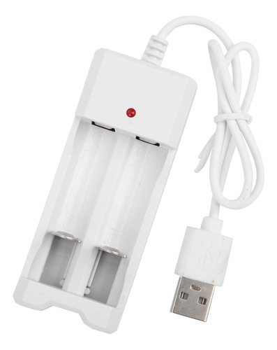 Cargador Pilas Baterias Aa Y Aaa Recargables 2 Puertos Usb