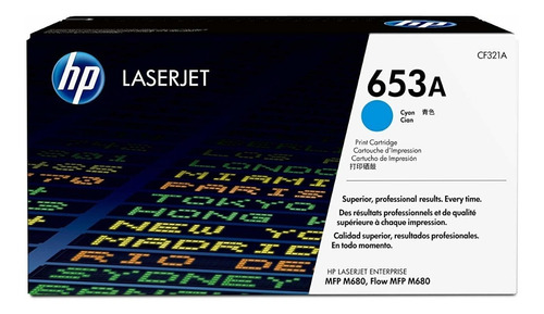 Toner Original Hp 653a Cian Cf321a Laserjet M680 