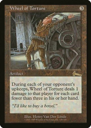 Magic Mtg Wheel Of Torture - Urza's Legacy