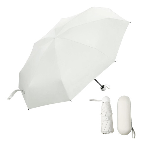 Yumsur Mini Paraguas Plegable De Viaje, Pequeño Paraguas U.
