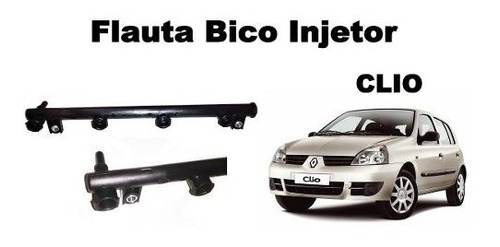 Flauta Bico Injetor Renault Clio 1.6 16v Gasolina