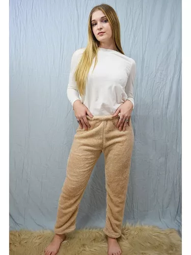 Pantalón Pijama Polar Soft Premium Mujer Ropa Entre Casa