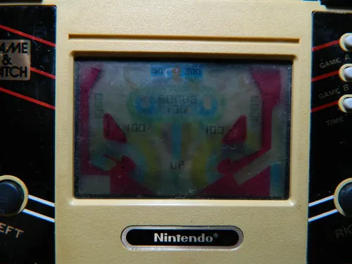 Nintendo Game & Watch Pinball C/ Defeito - Leia Descrição