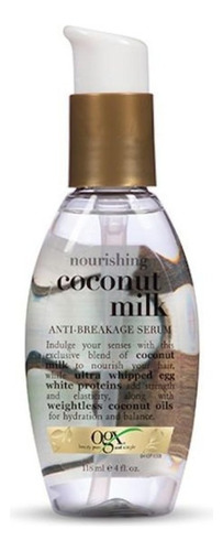 Ogx Serum Nutritivo Coconut Milk Anti Rompimiento 118ml