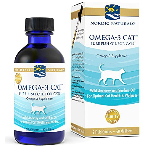 Naturales Nórdicos Omega-3 Gato, Des Sabor - 2 Oz - Jg87j