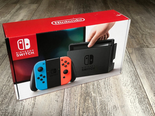 Nintendo Switch Neón 32gb Impecable, Hora De Uso