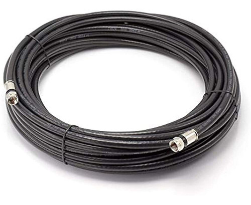 El Cable Coaxial Negro Cable Coaxial Fabricado En Los Estado