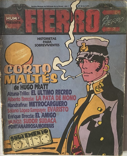 Revista Fierro N° 10 / Primera Época / Corto Maltés / X7