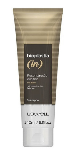 Shampoo Lowell Bioplastia In Reconstrutor Dos Fios - 240ml