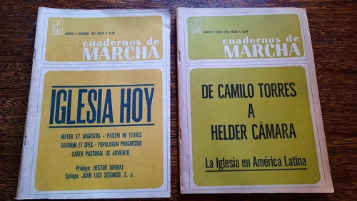2x150 Cuadernos Marcha Iglesia Hoy Camilo Torres Helder Cama