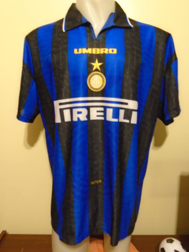 Camiseta Inter Italia Umbro 1996 1997 Zamorano #9 Xxl Chile