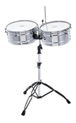 Timbales Meinl Headliner 13 14 Soporte Tripode Doble Cromado