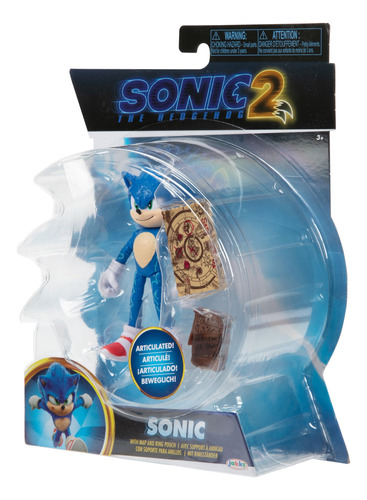 Sonic Figura Articulada 10cm Personajes The Sonic 2 Original