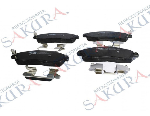Paquete Completo Balatas Np300 Frontier 2019 Fritec Specific