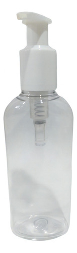 50 Envase Transparente Plastico 125 Ml Pet Oval Dosificador