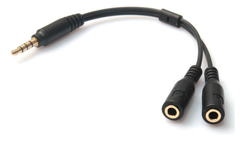 Cable Divisor En Y Para Auriculares Macho A Doble Hembra De