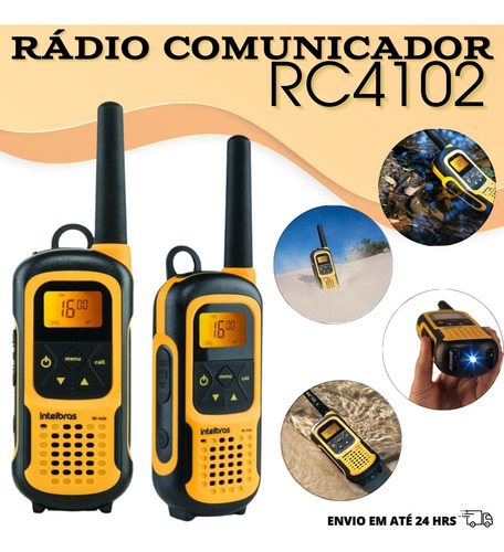 Kit 15 Rádios Comunicadores Rc4102 Intelbras Original Ht