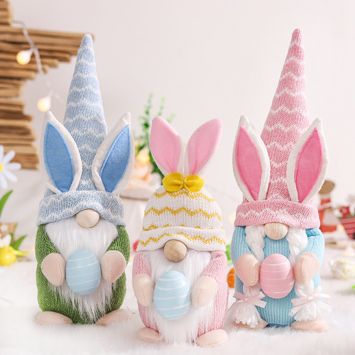 Decoración-muñeca De Conejo De Dibujos Animados